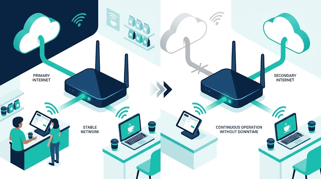Настройка сети и VPN на точке